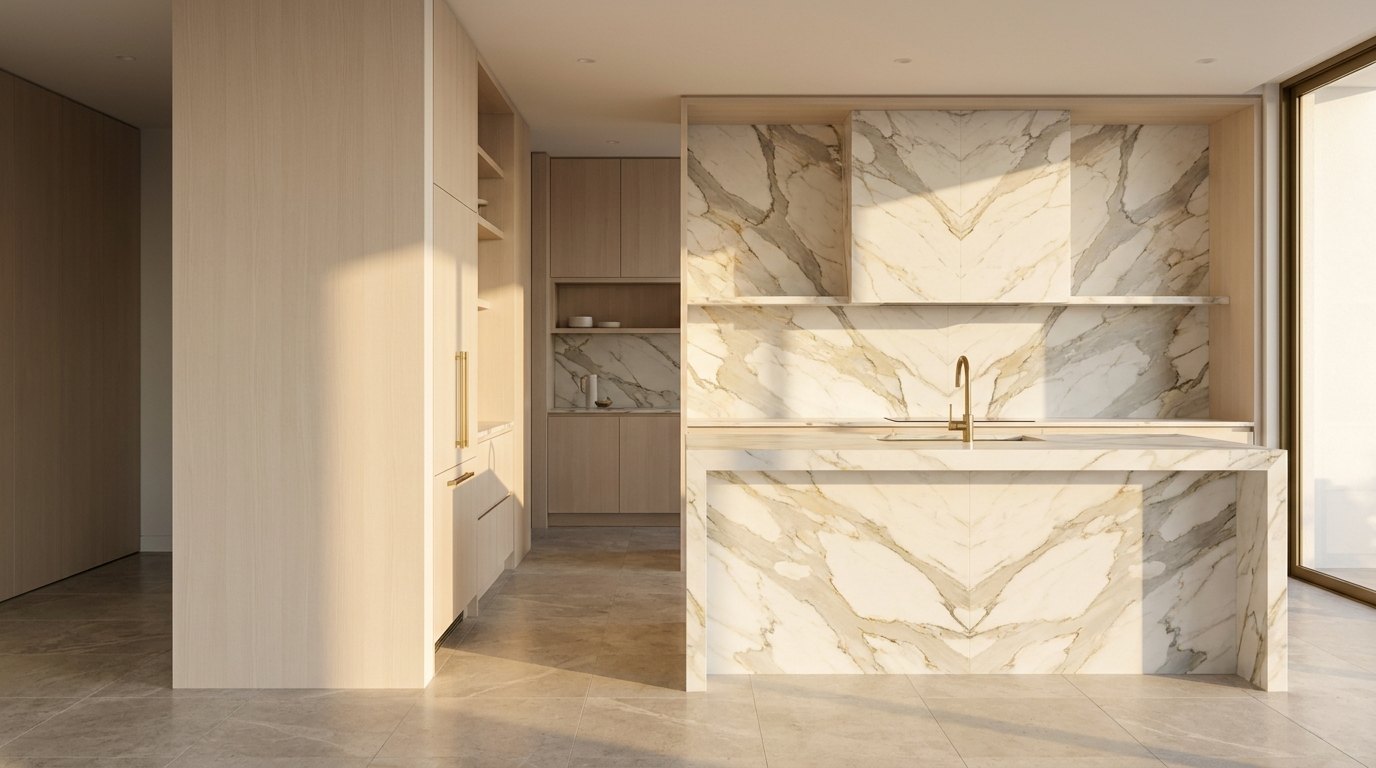Marble in the kitchen