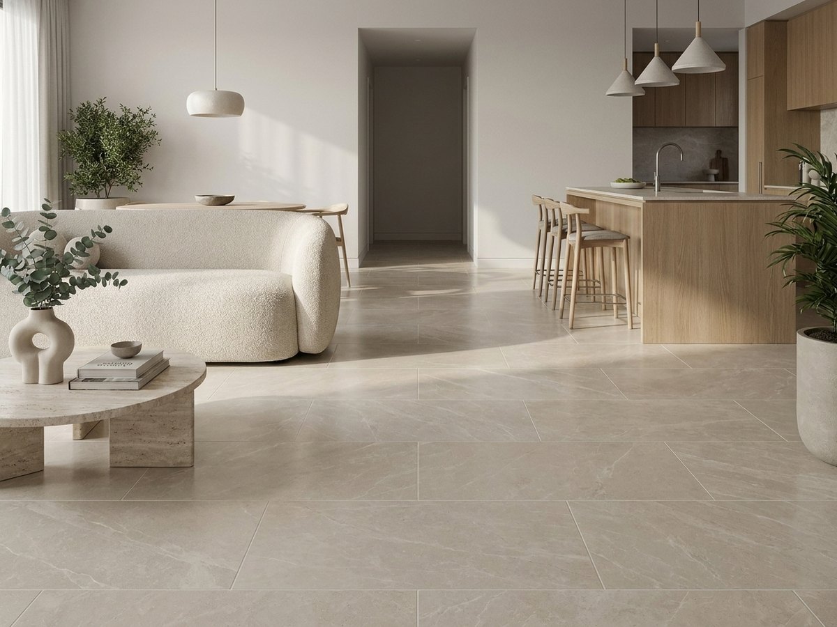 Beton Boreale in a room