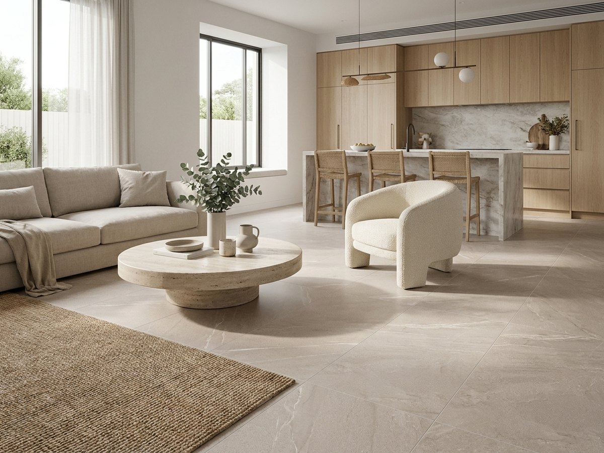 Carrara Diamante in a room