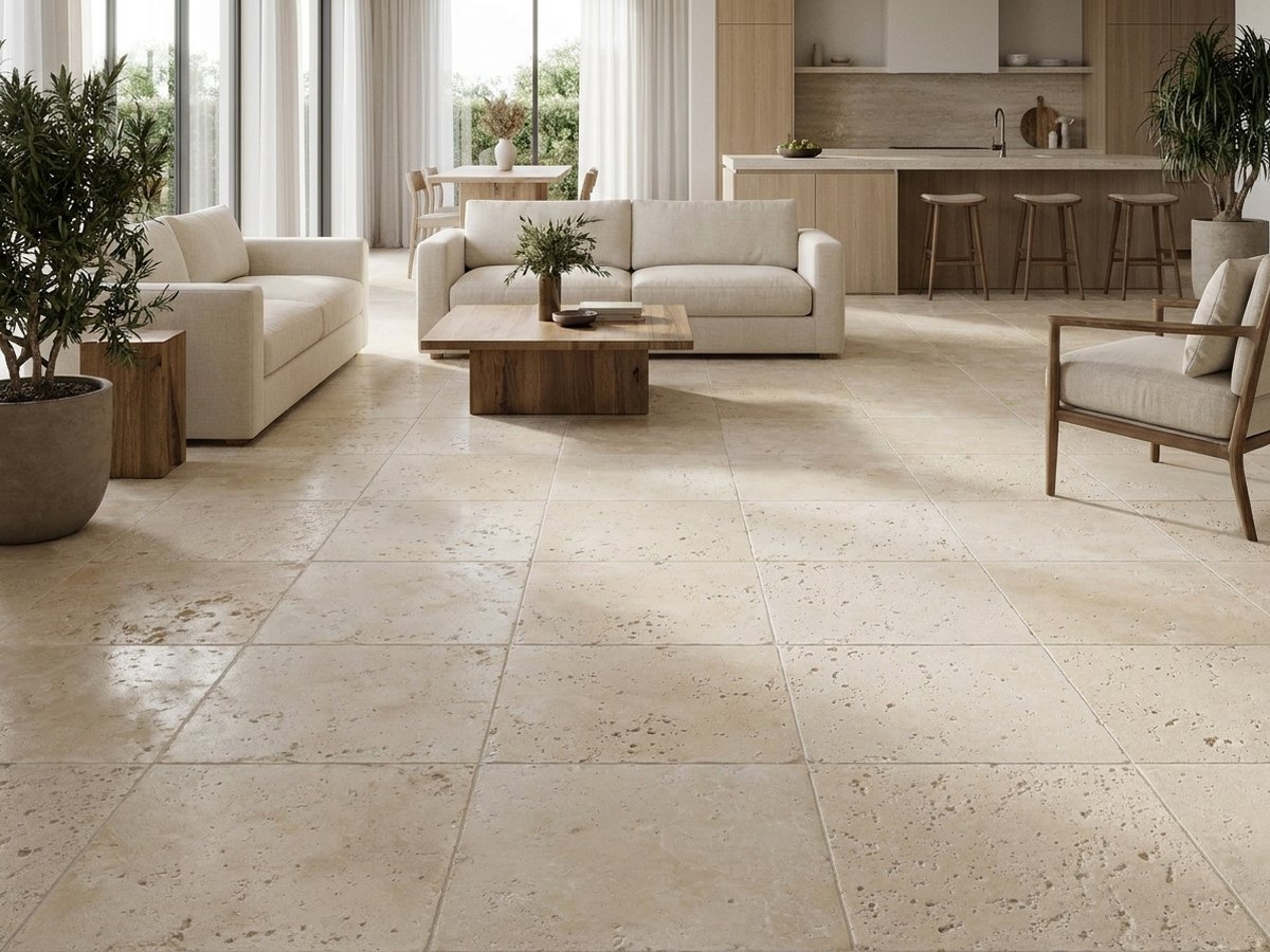 Granito Riviera in a room