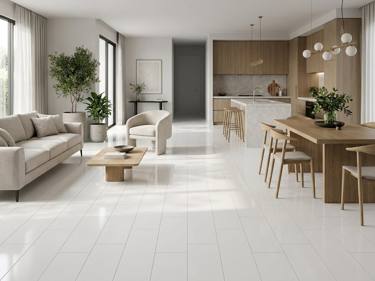 Classic White Wavy in a room