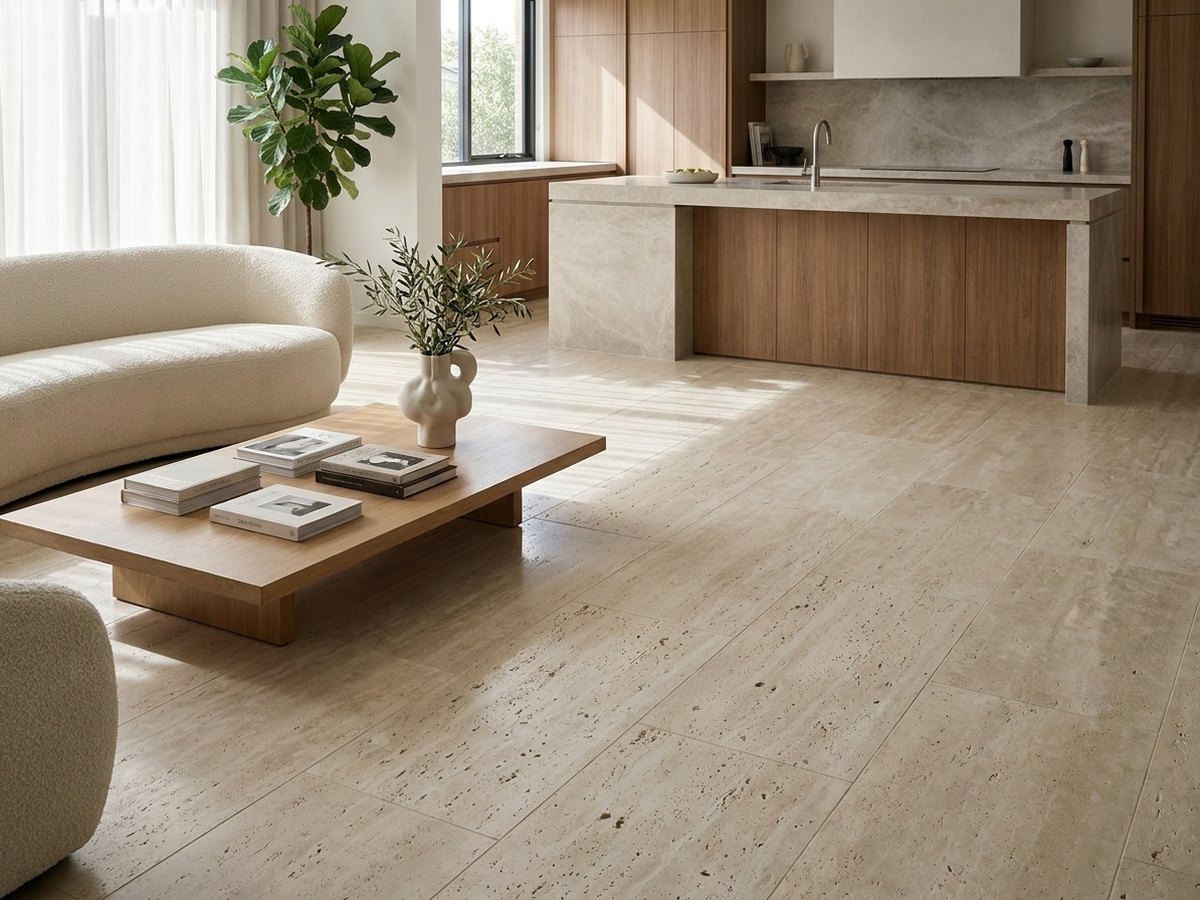 Bianco Reale in a room