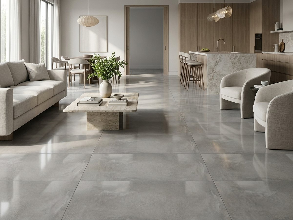 Cloud Light Grey in a room