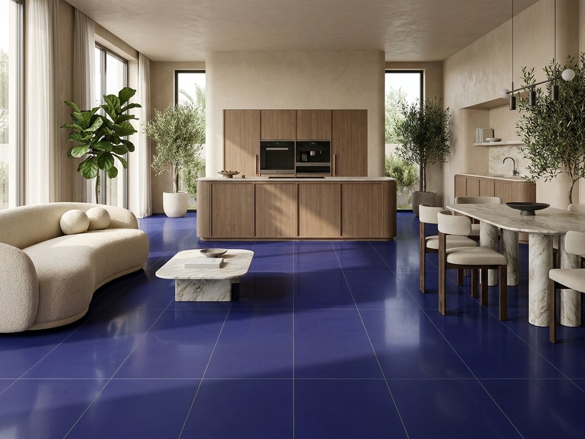 Blu Reale in a room