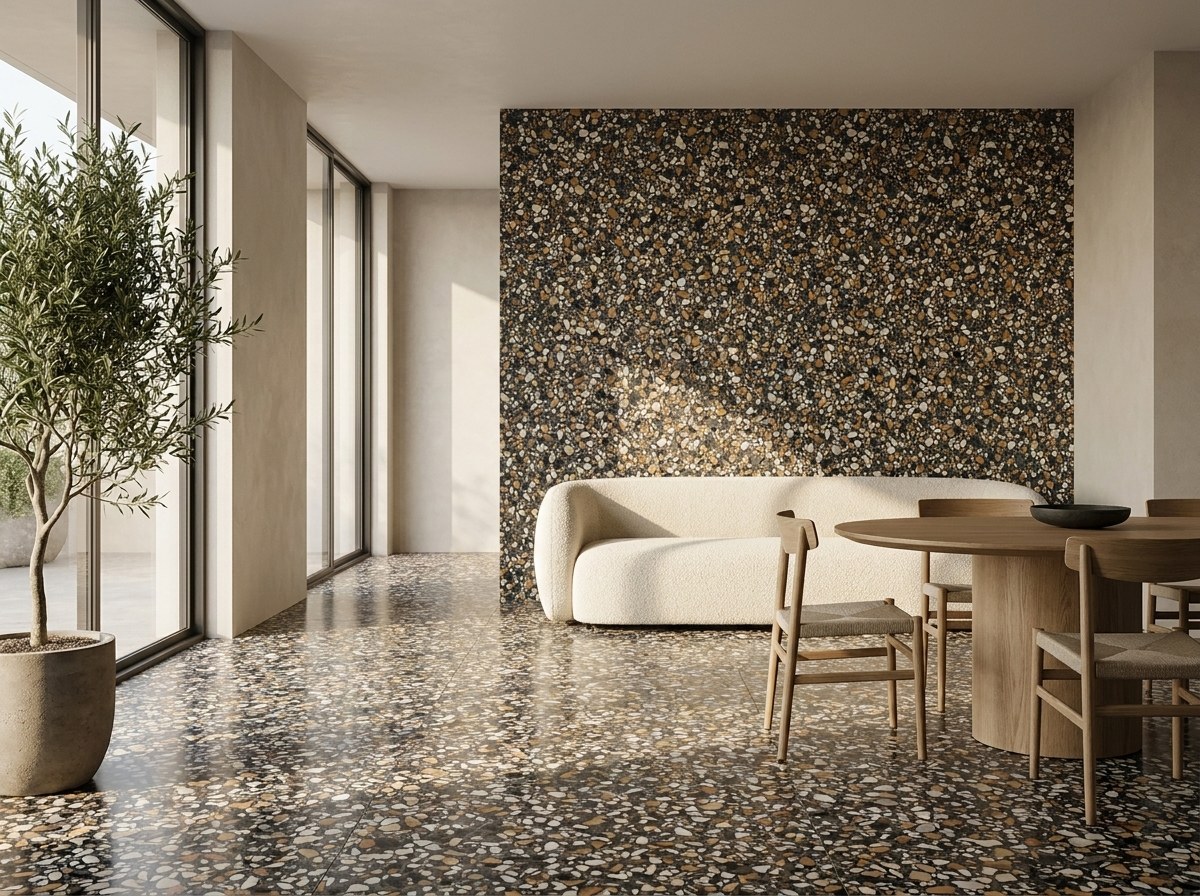 Confetti Diamante in a room