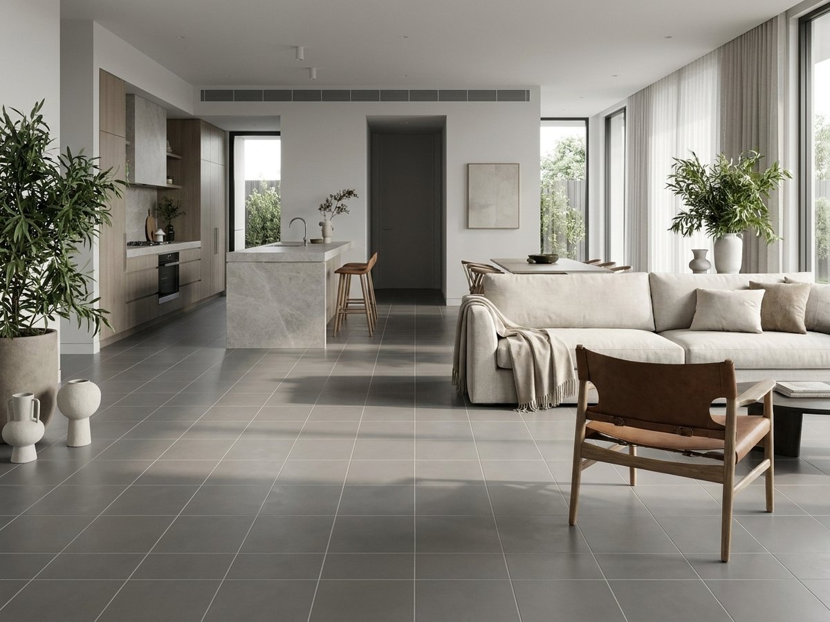 Grigio Fiore in a room