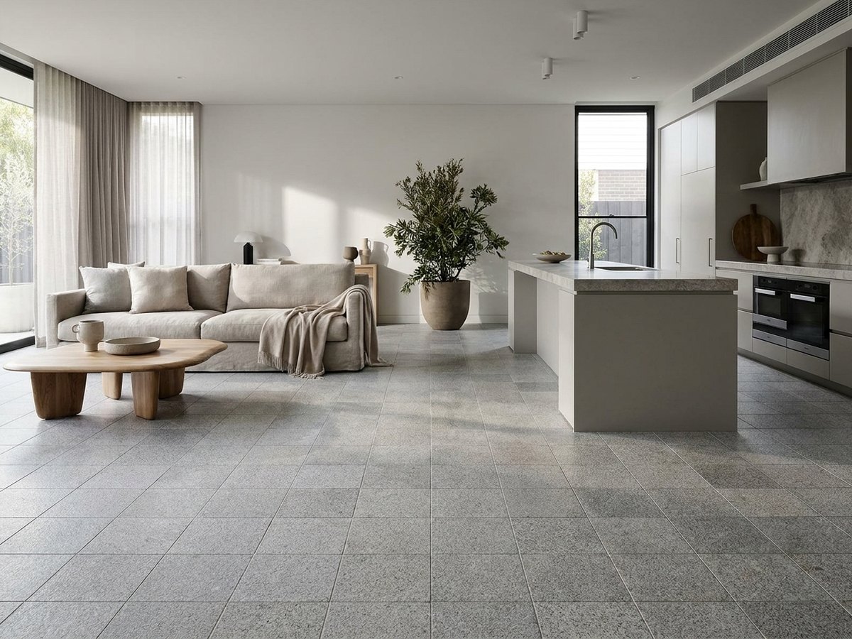 Granito Crepuscolo in a room