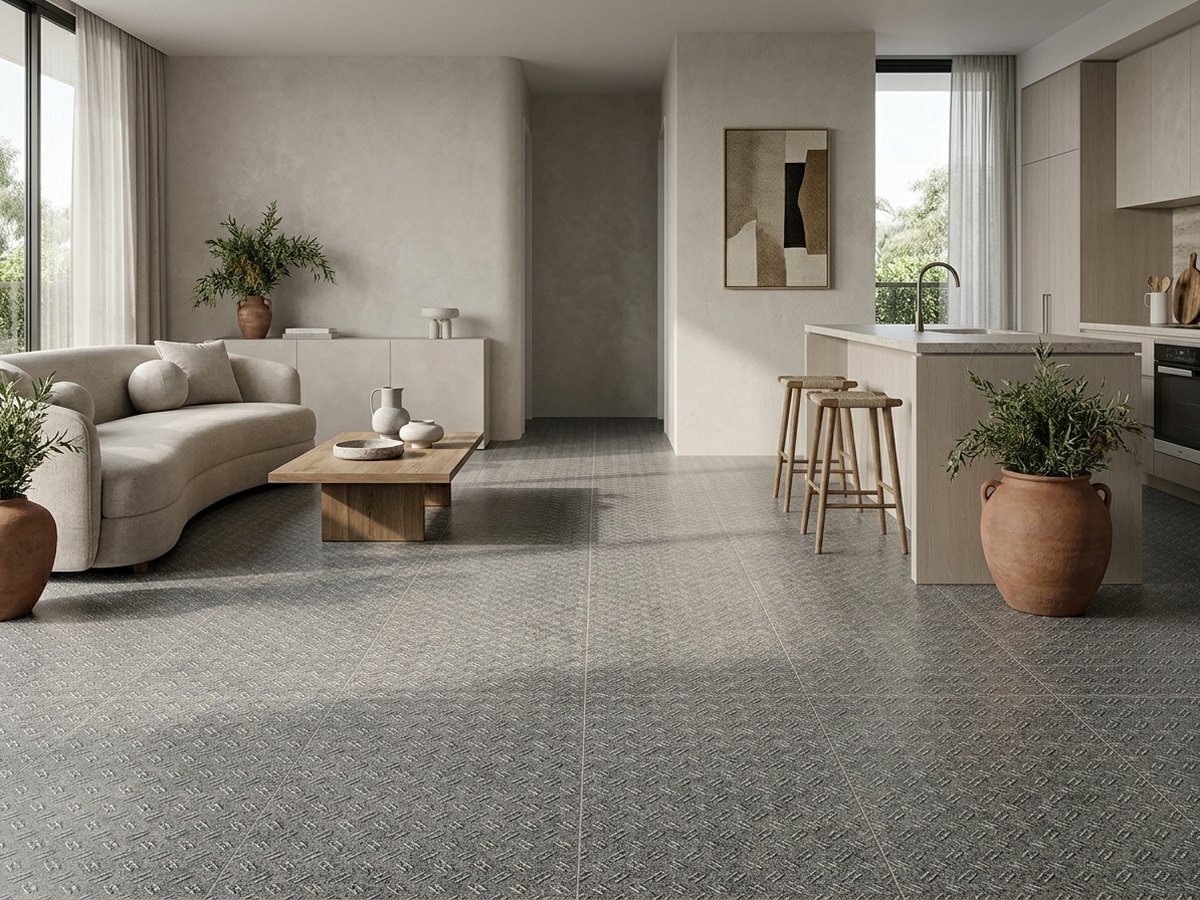 Carbone Cemento in a room