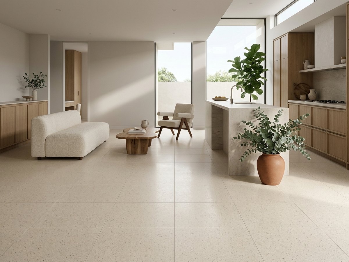 Carrara Alba in a room