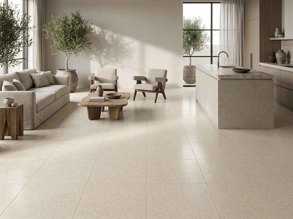 Carrara Nobile in a room