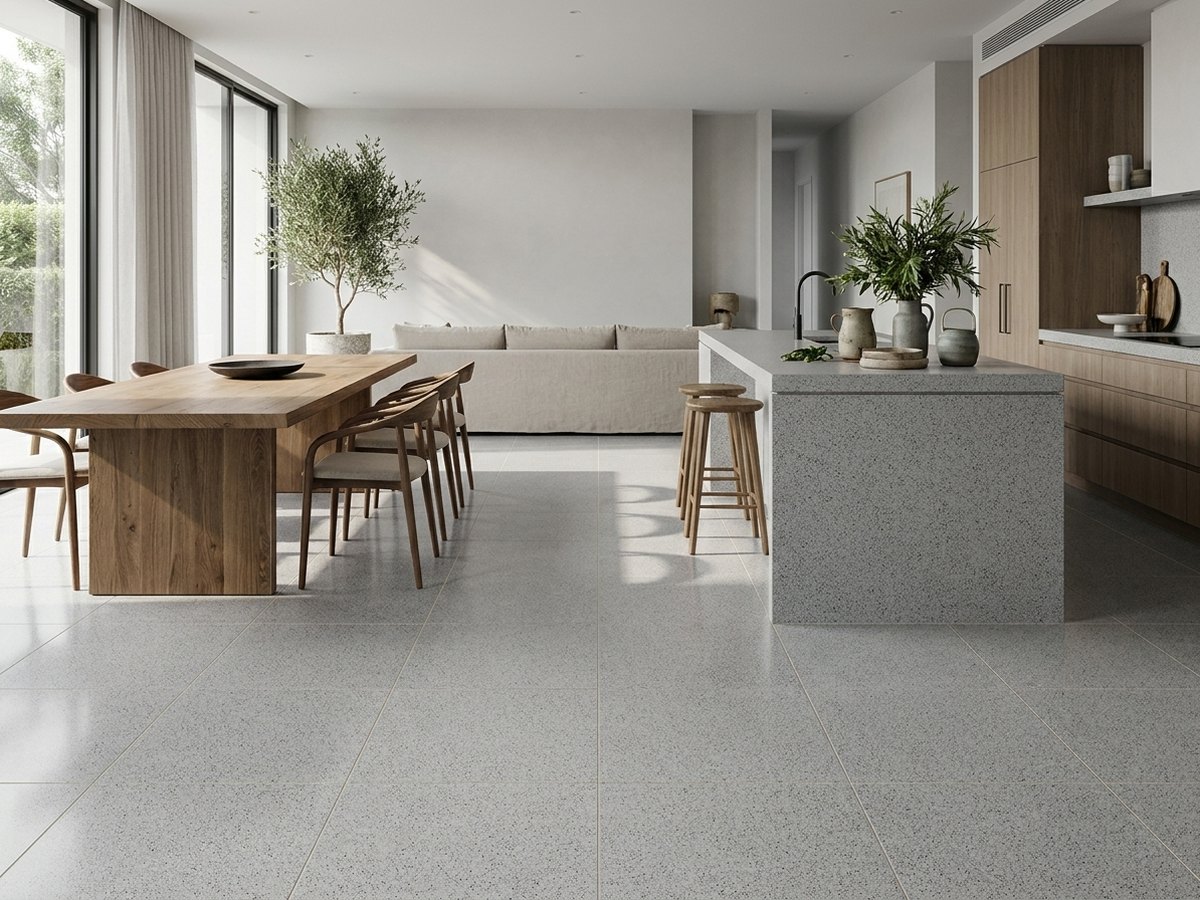 Beton Reale in a room