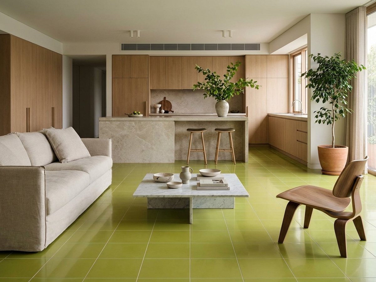 Carrara Crepuscolo in a room