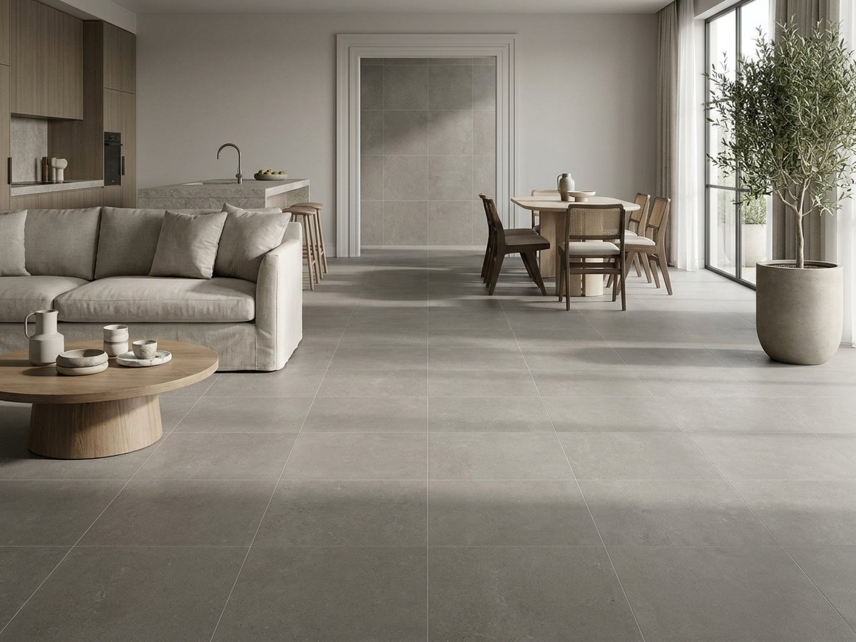 Grigio Organza in a room