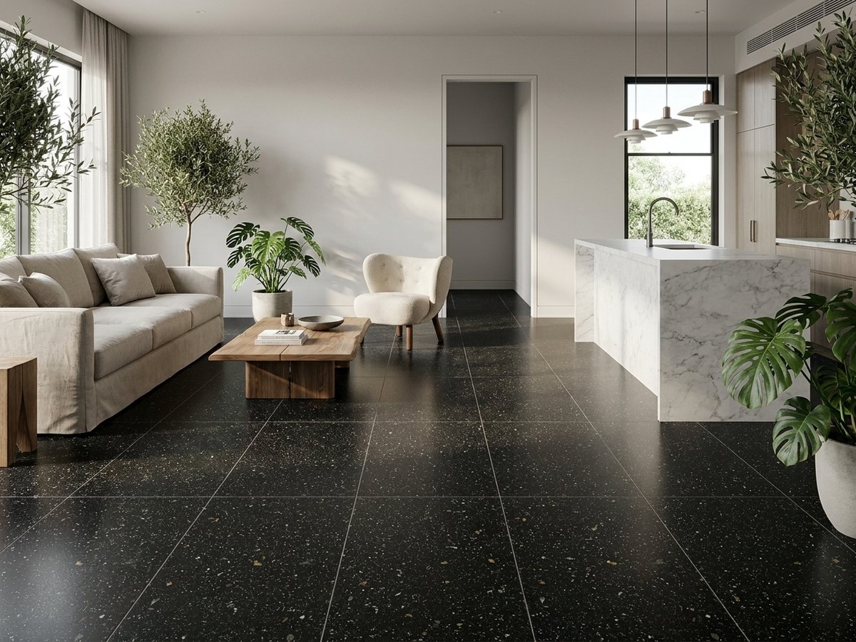 Galaxy Black in a room