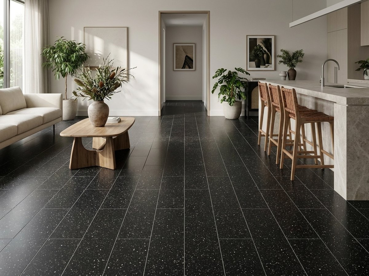 Galaxy Black in a room