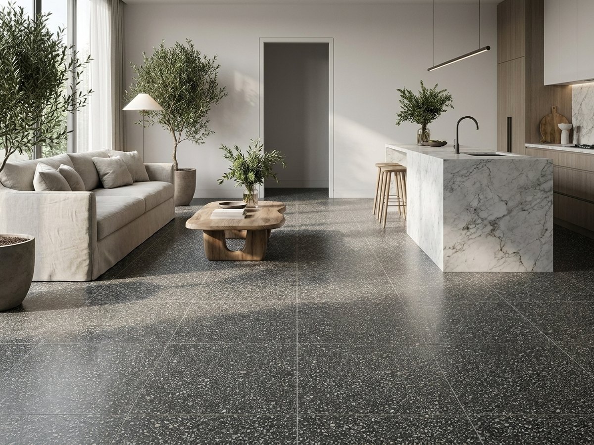 Galaxy Dark Grey in a room