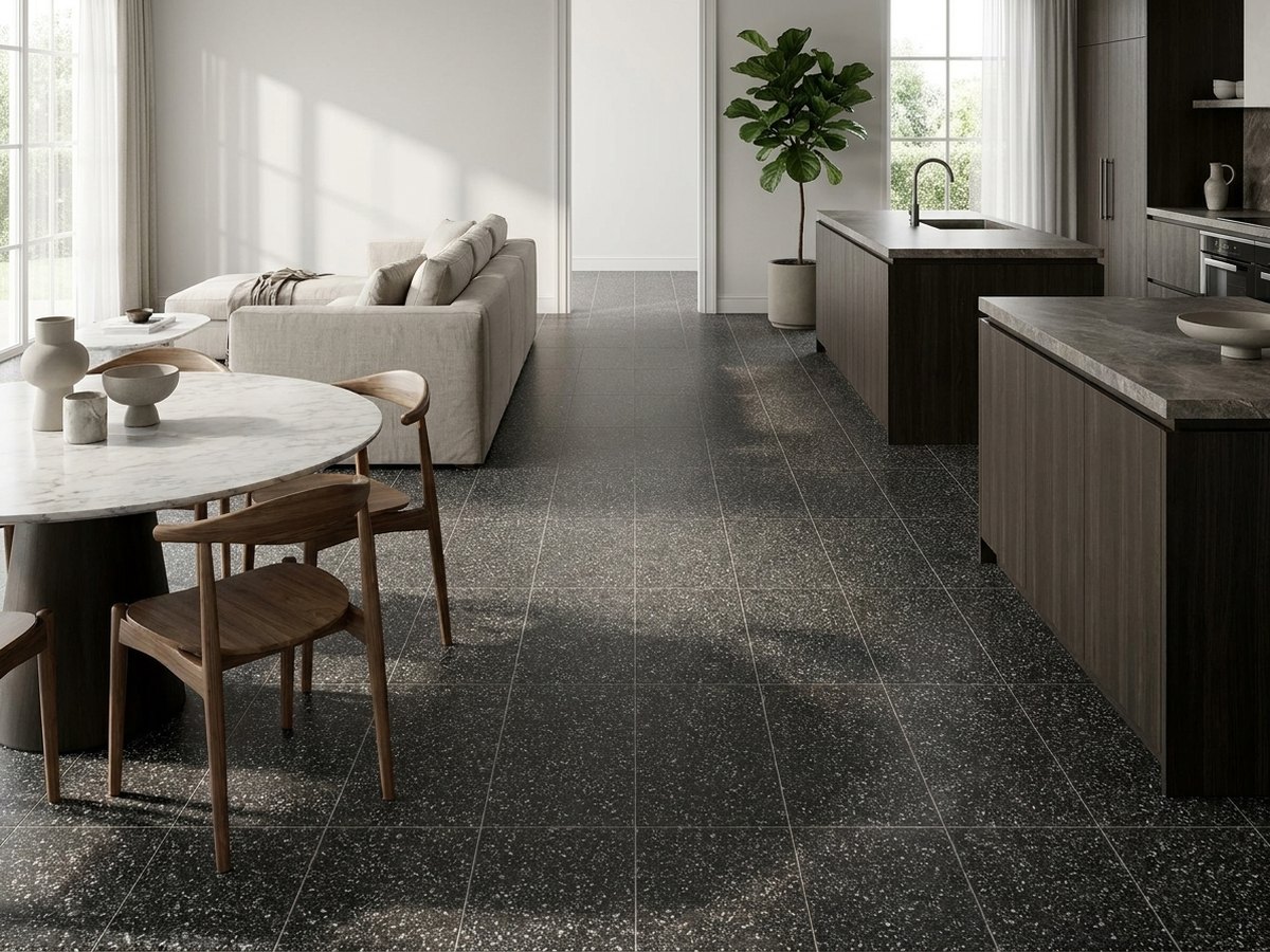 Galaxy Dark Grey in a room