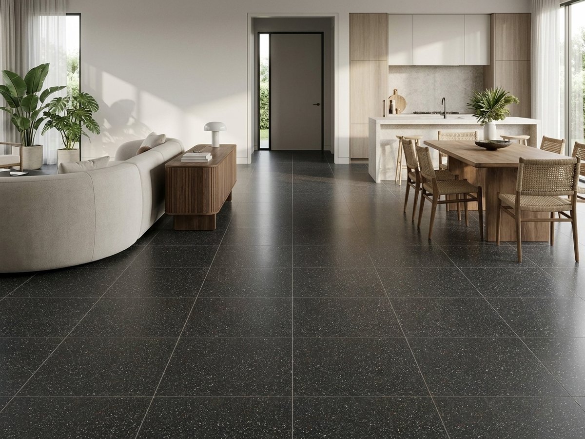 Galaxy Dark Grey in a room