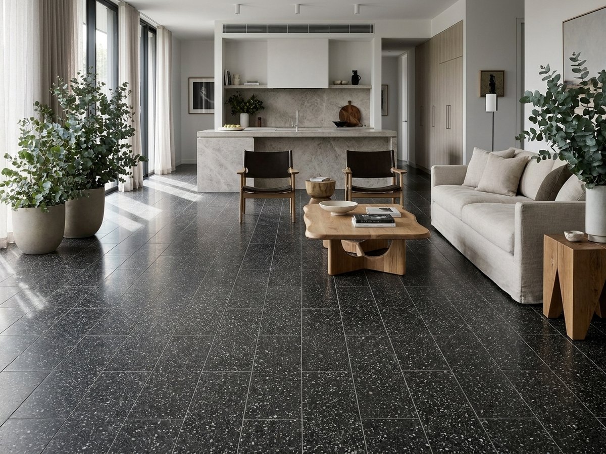 Galaxy Dark Grey in a room