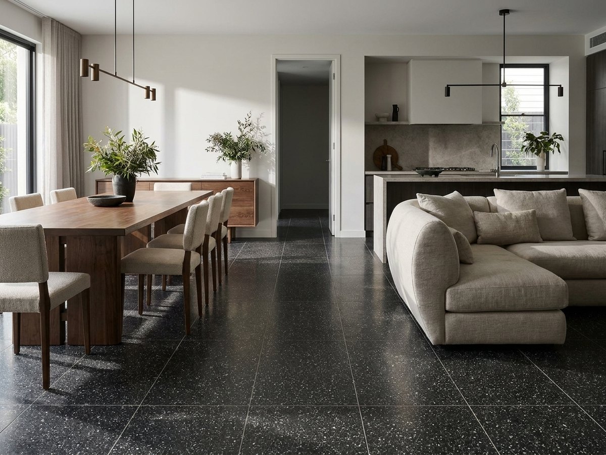 Galaxy Dark Grey in a room