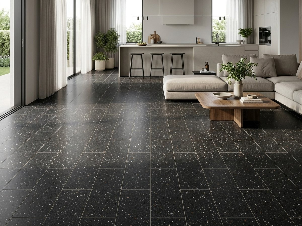 Galaxy Dark Grey in a room