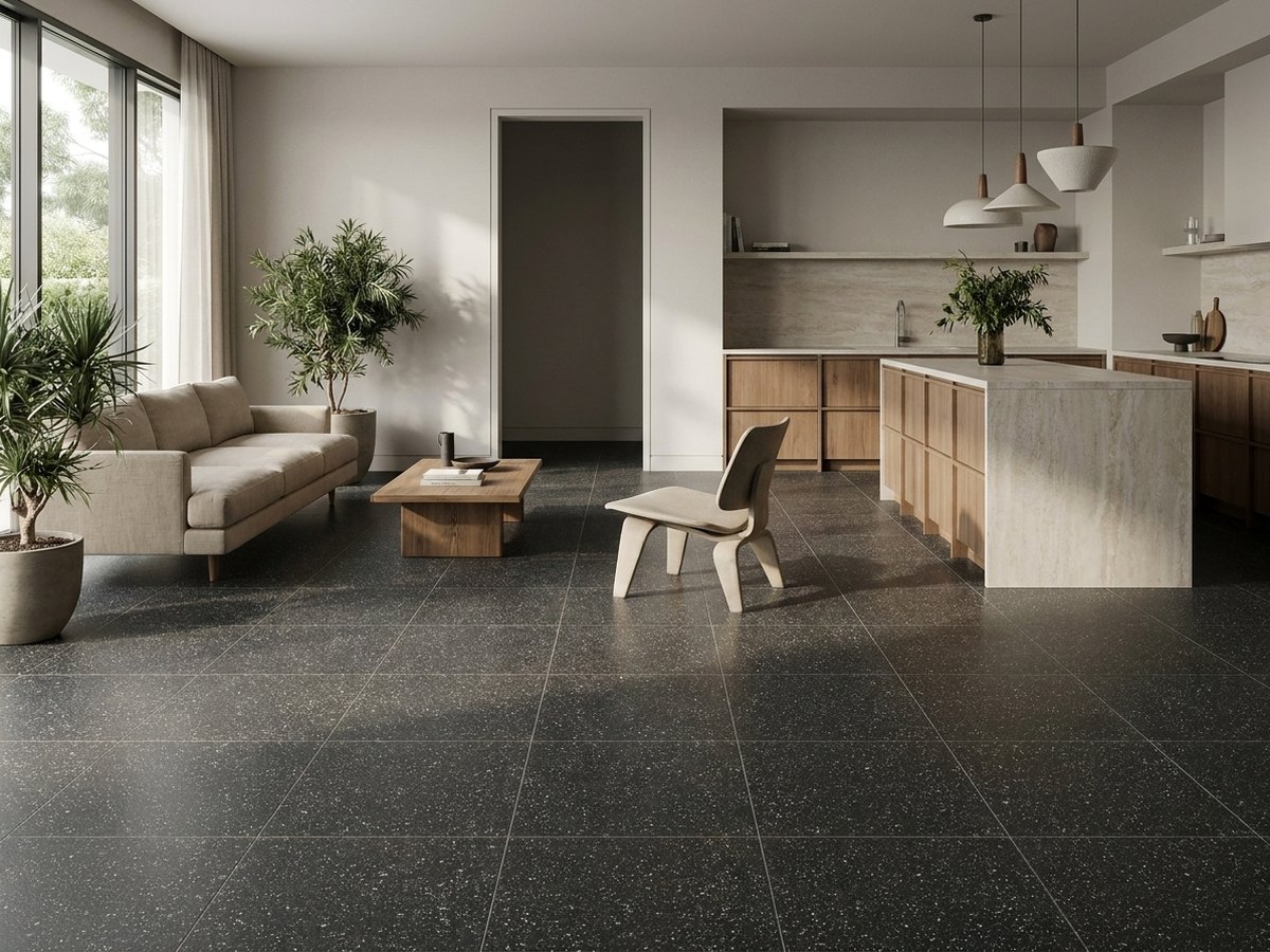 Galaxy Dark Grey in a room