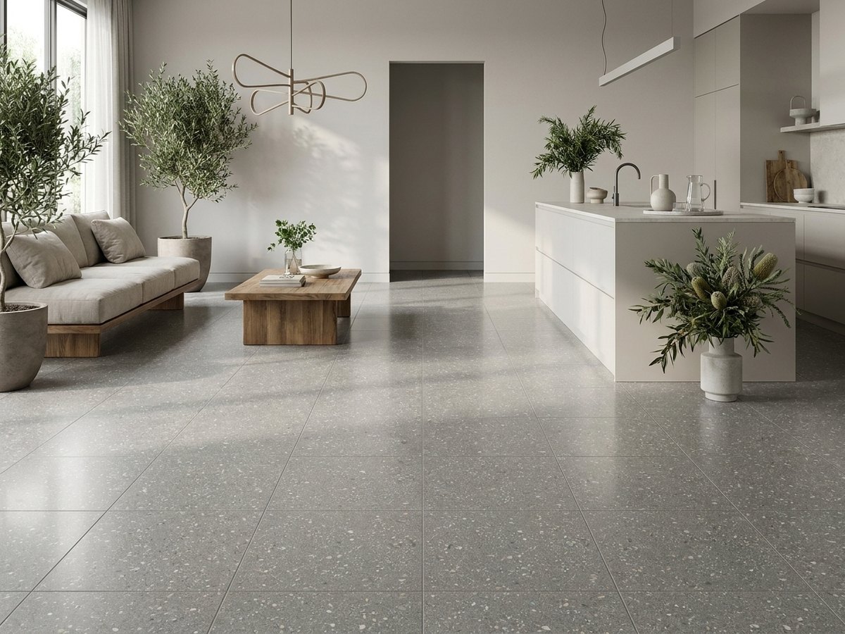 Galaxy Light Grey in a room