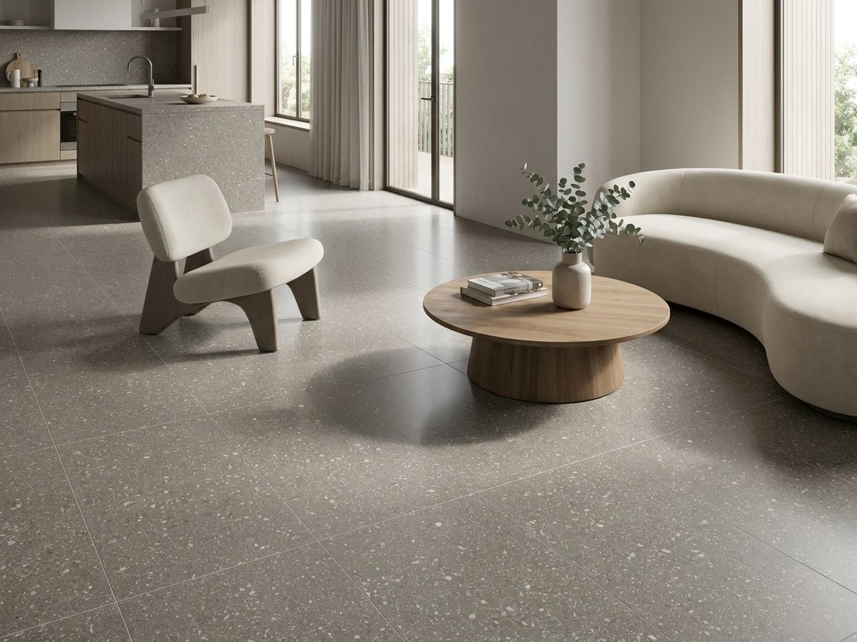 Galaxy Light Grey in a room