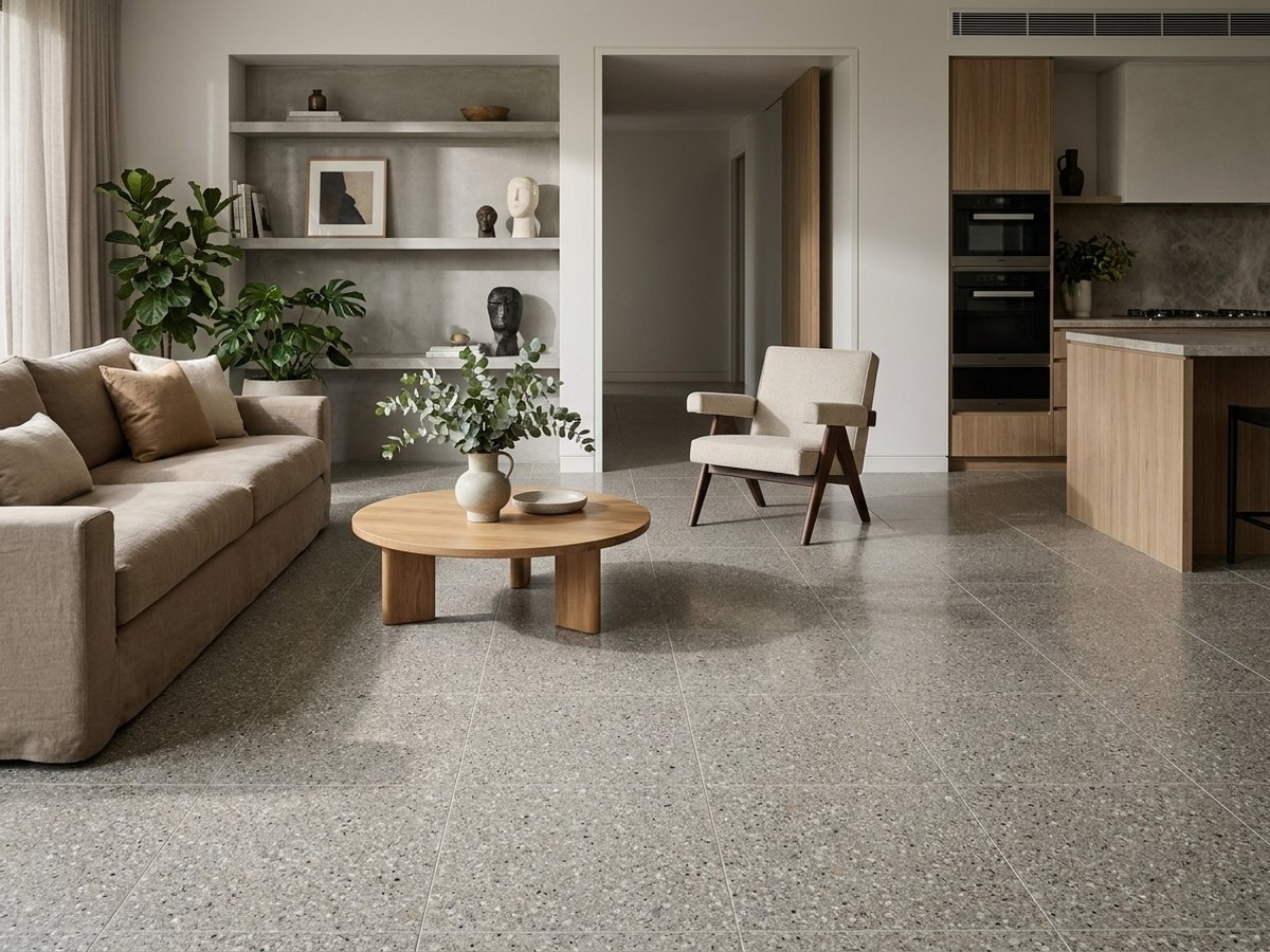 Galaxy Light Grey in a room