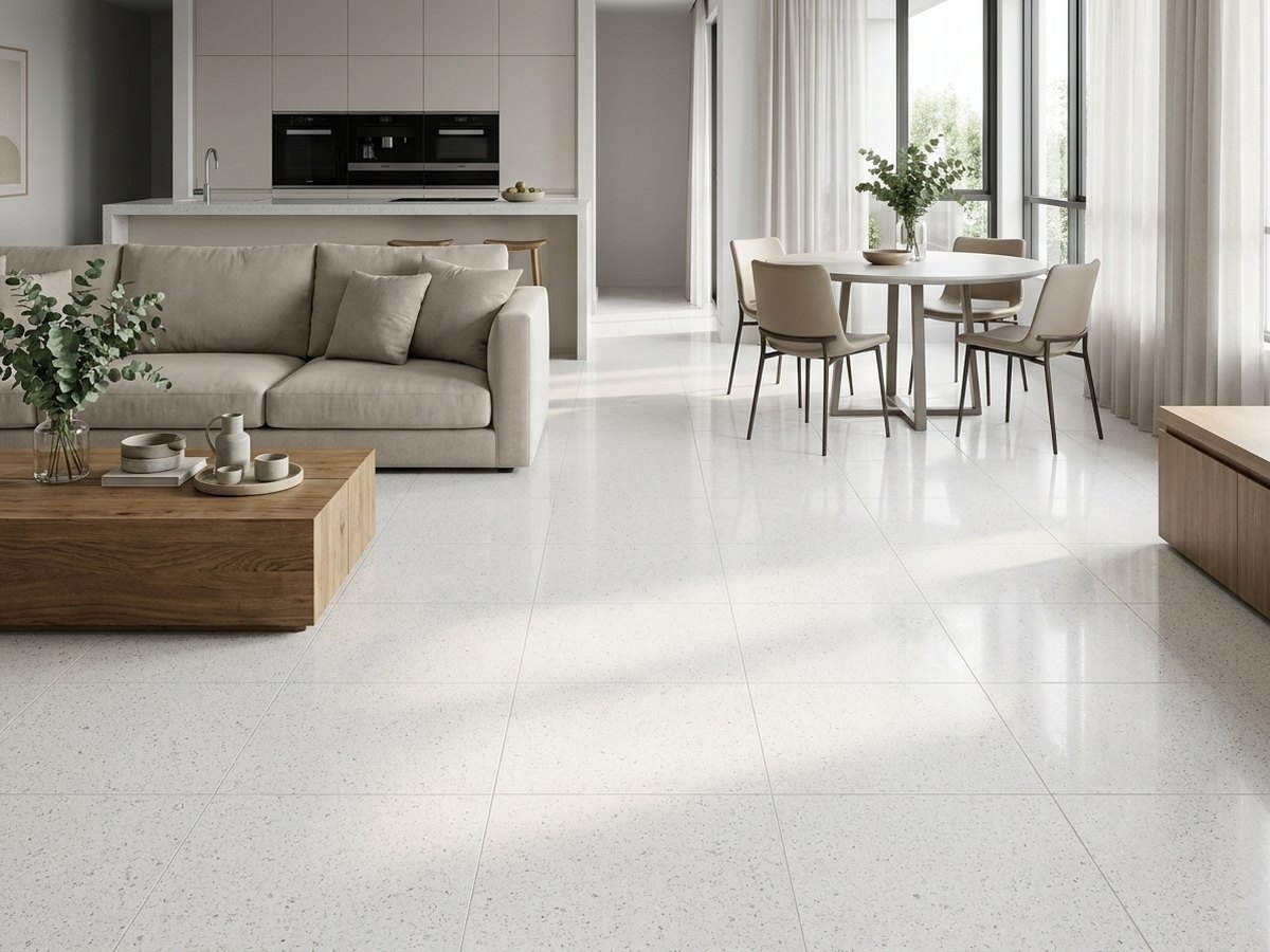 Galaxy White in a room