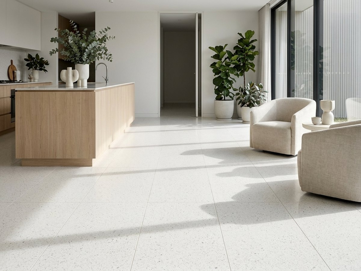 Galaxy White in a room
