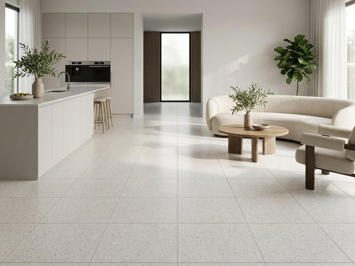 Galaxy White in a room