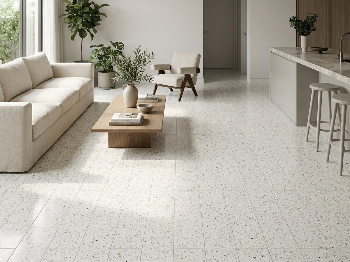 Galaxy White in a room