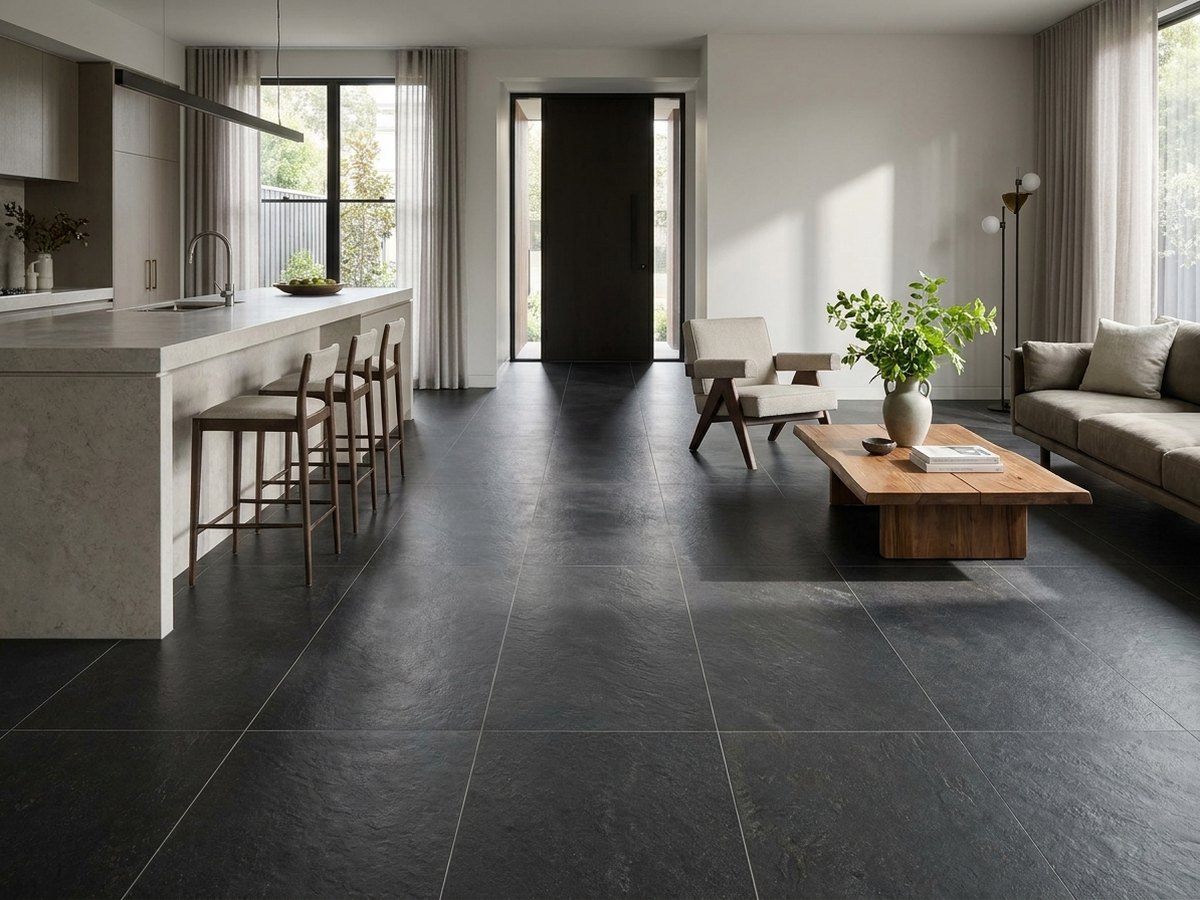 Granite Black in a room