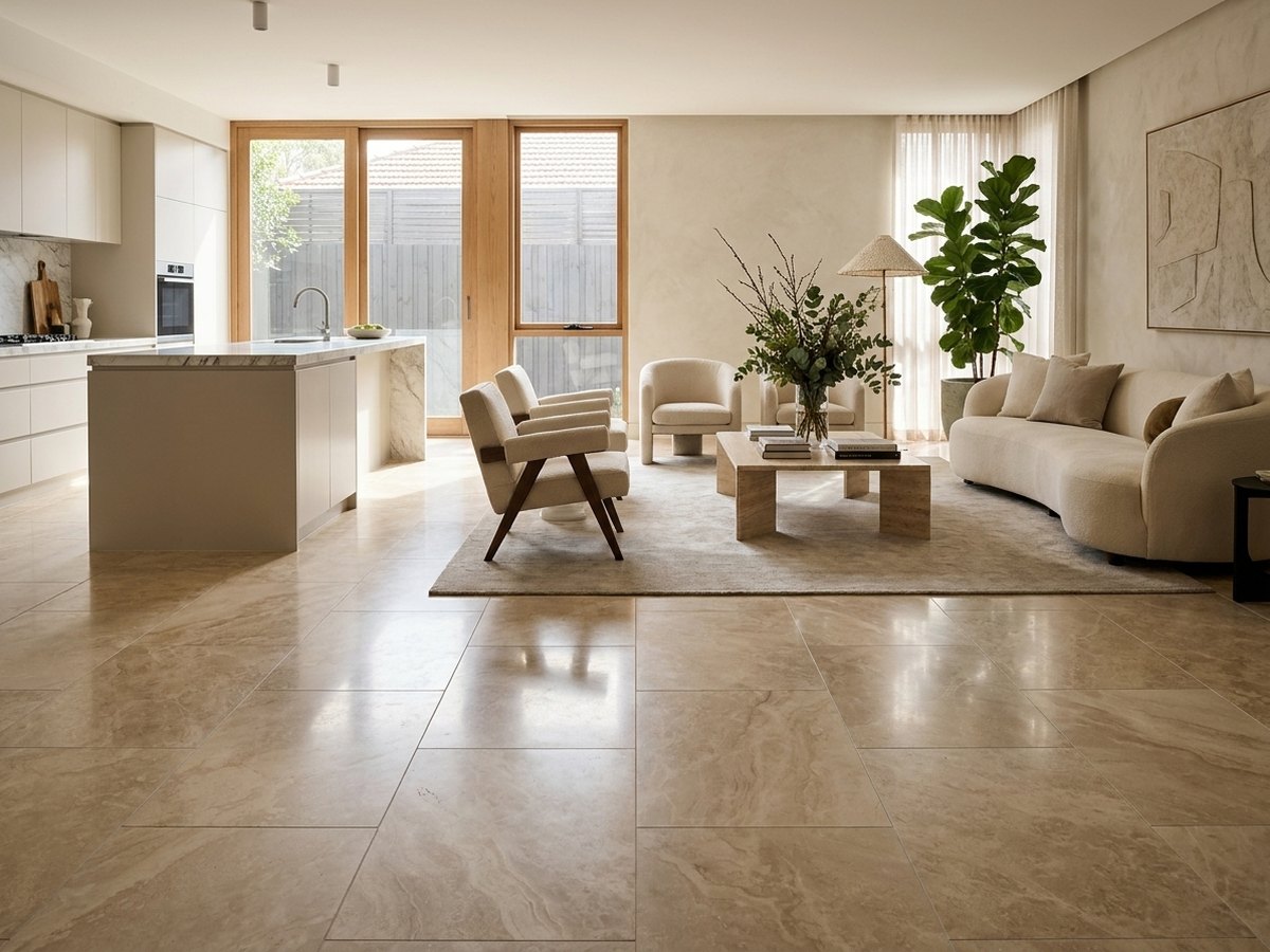 Calacatta Brillante in a room
