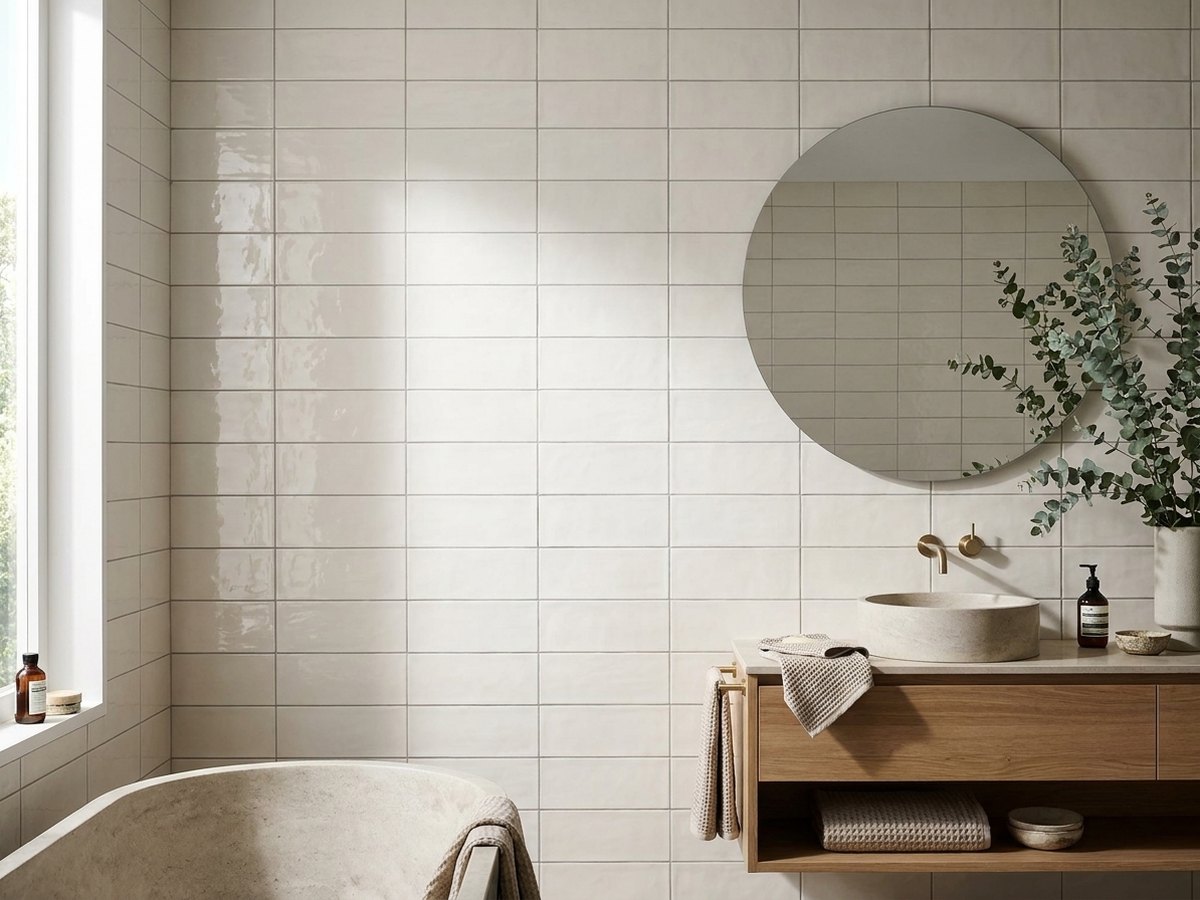 Loft Brick White in a room