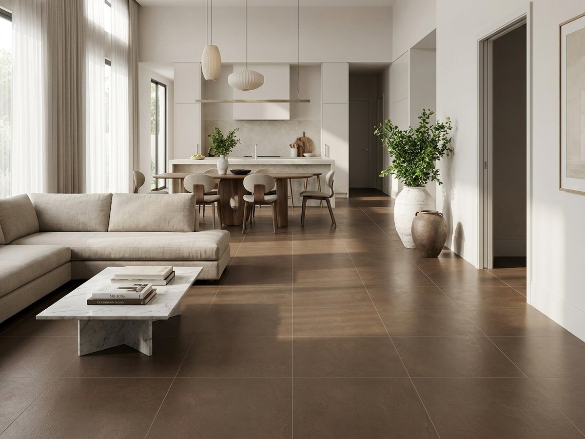 Maremma Dark Brown in a room