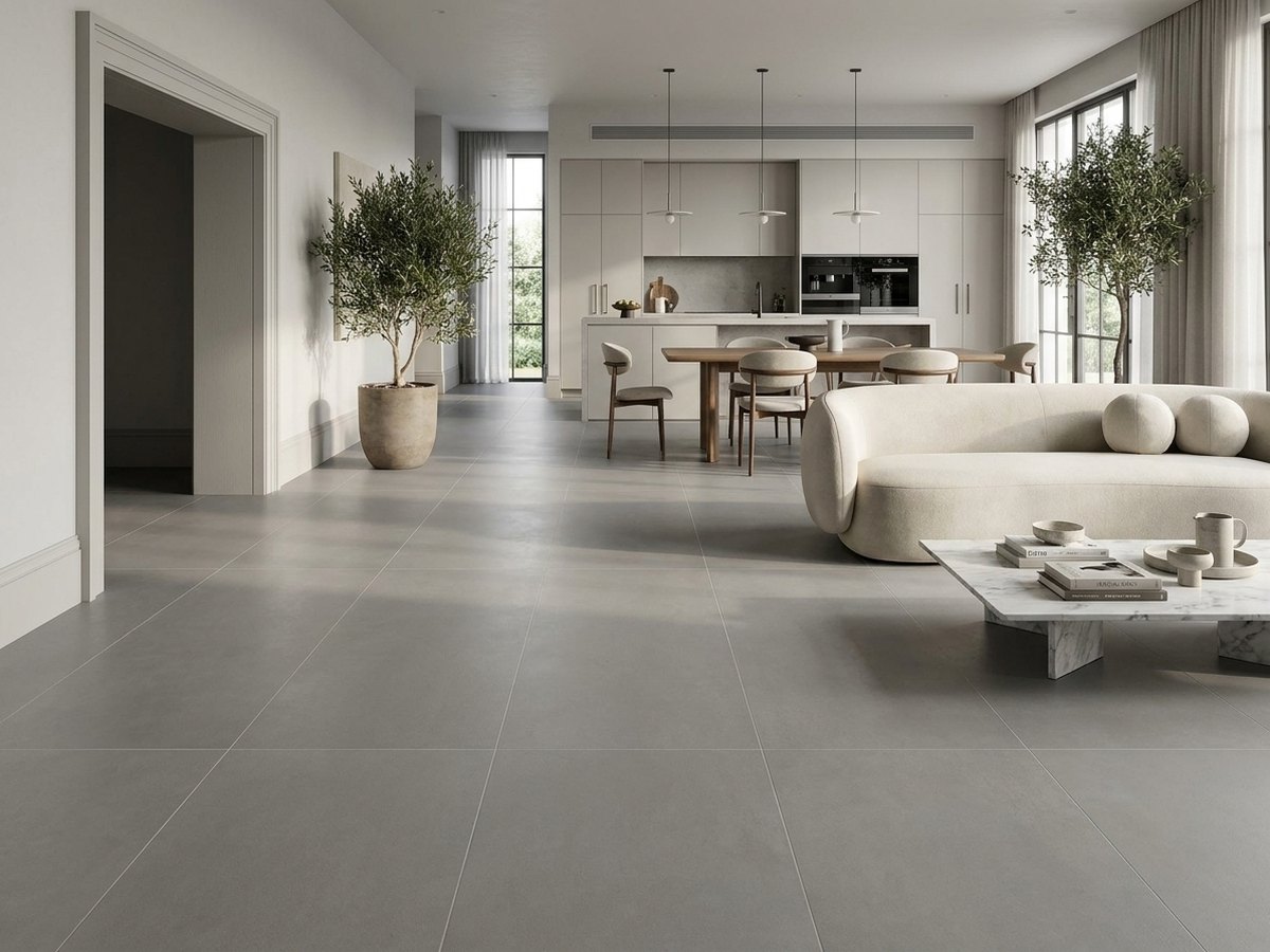 Maremma Grey in a room
