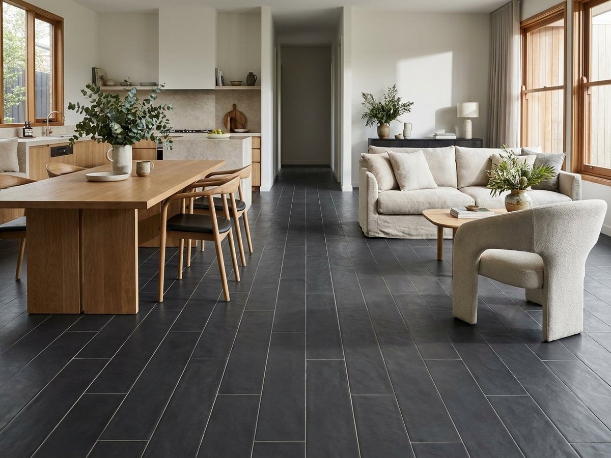 Metro Class Graphite Grey in a room