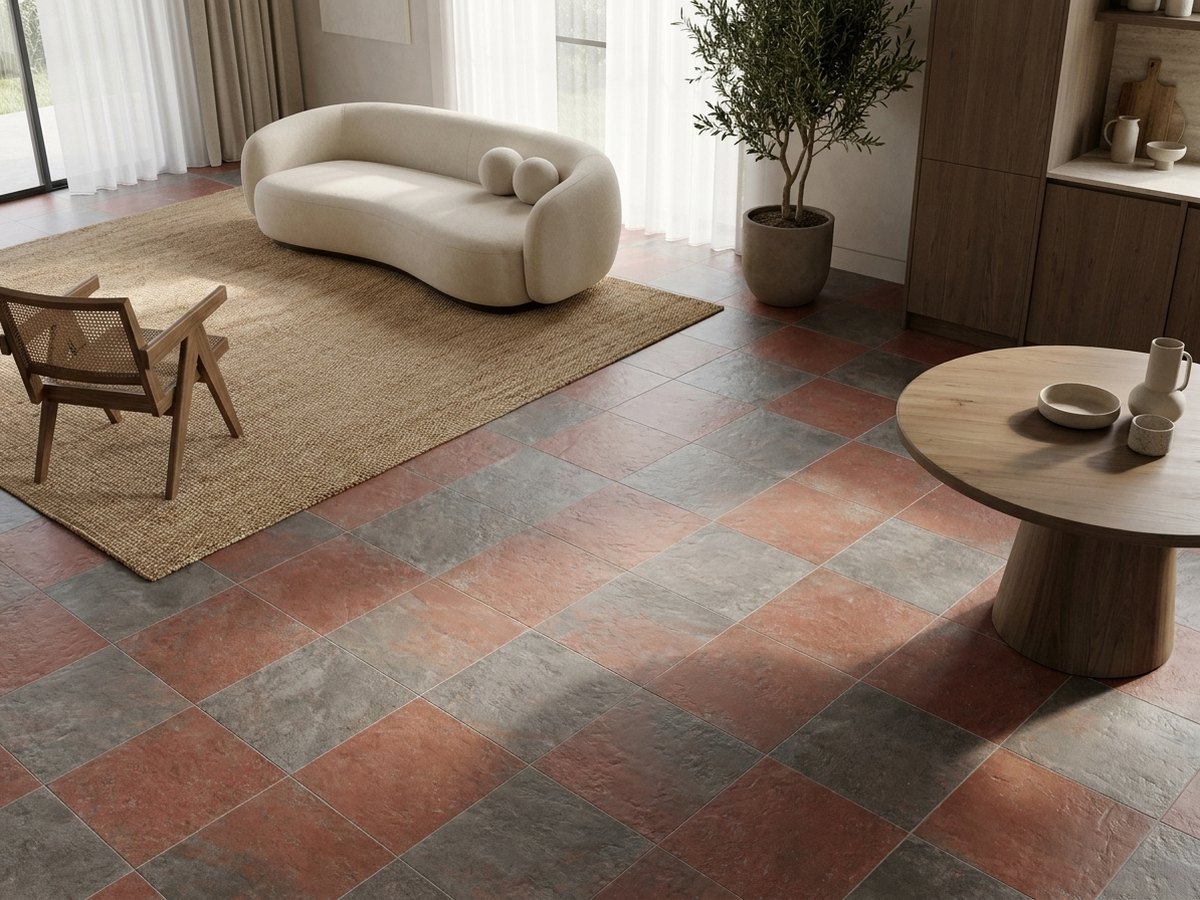 Quarzo Broccato in a room