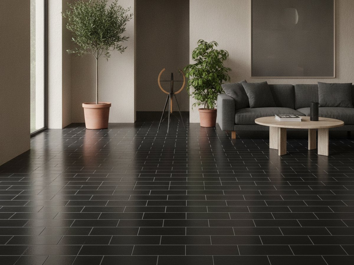 Murano Anthracite Cove in a room