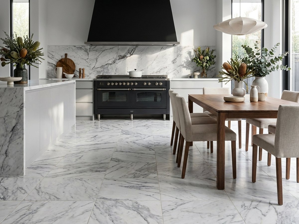 Bianco Marmo in a room
