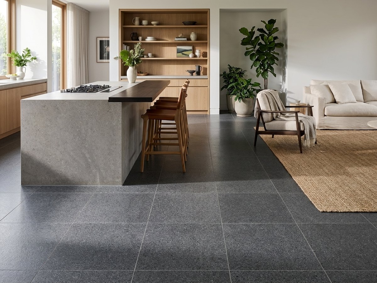 Carbone Granito in a room