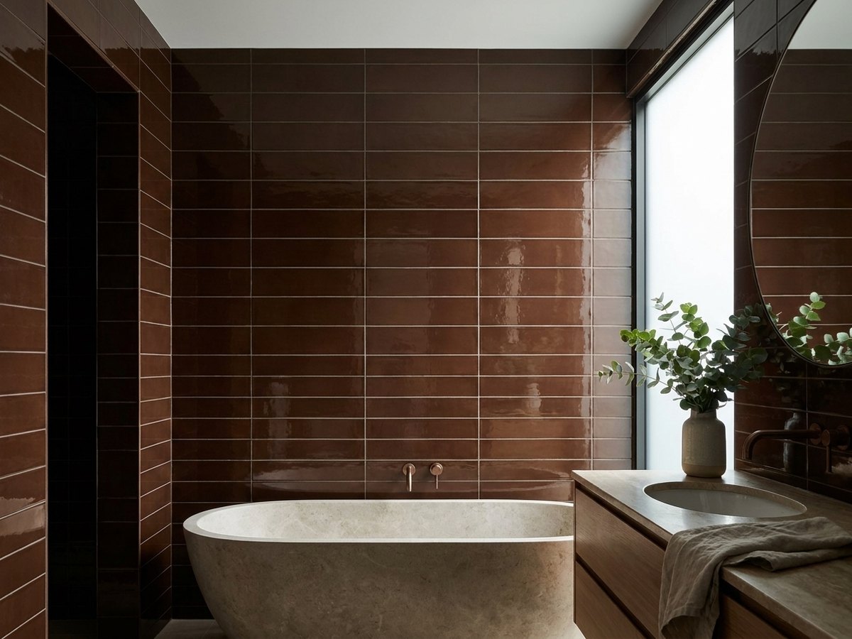 Portofino Brick Ocean in a room