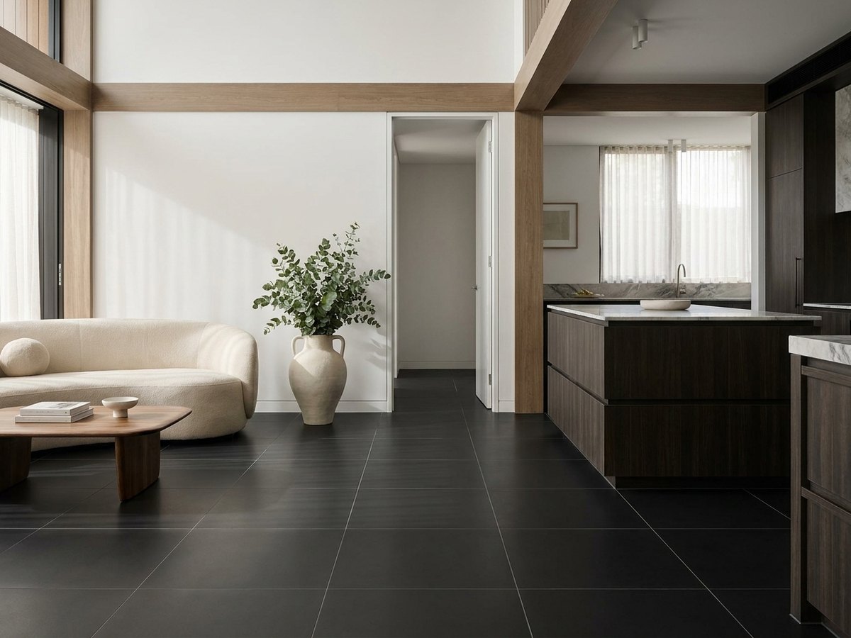Rb Black in a room