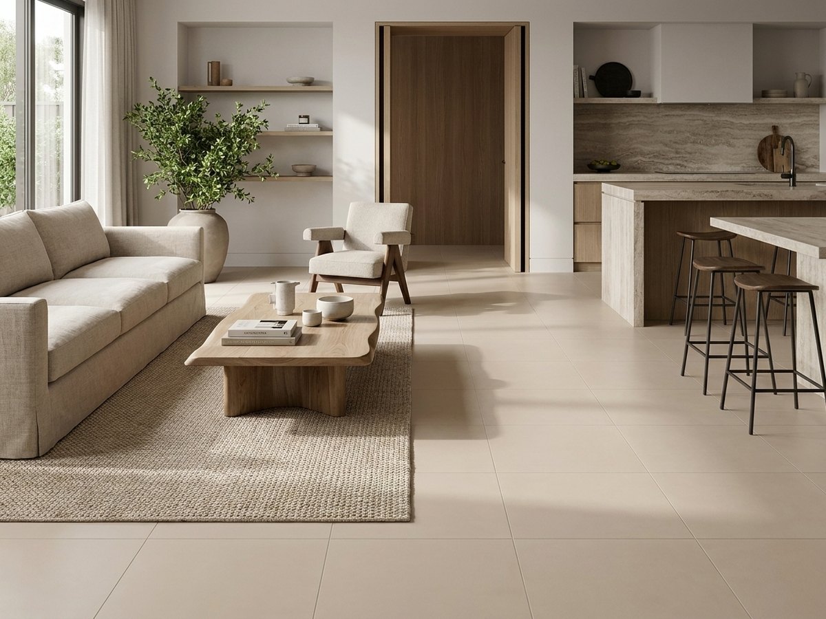 Rb Sand River Ivory in a room