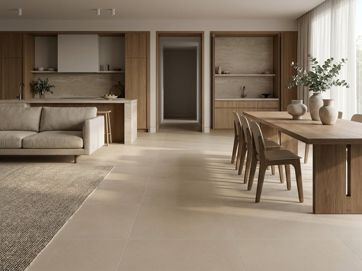 Shine Stone Ivory in a room