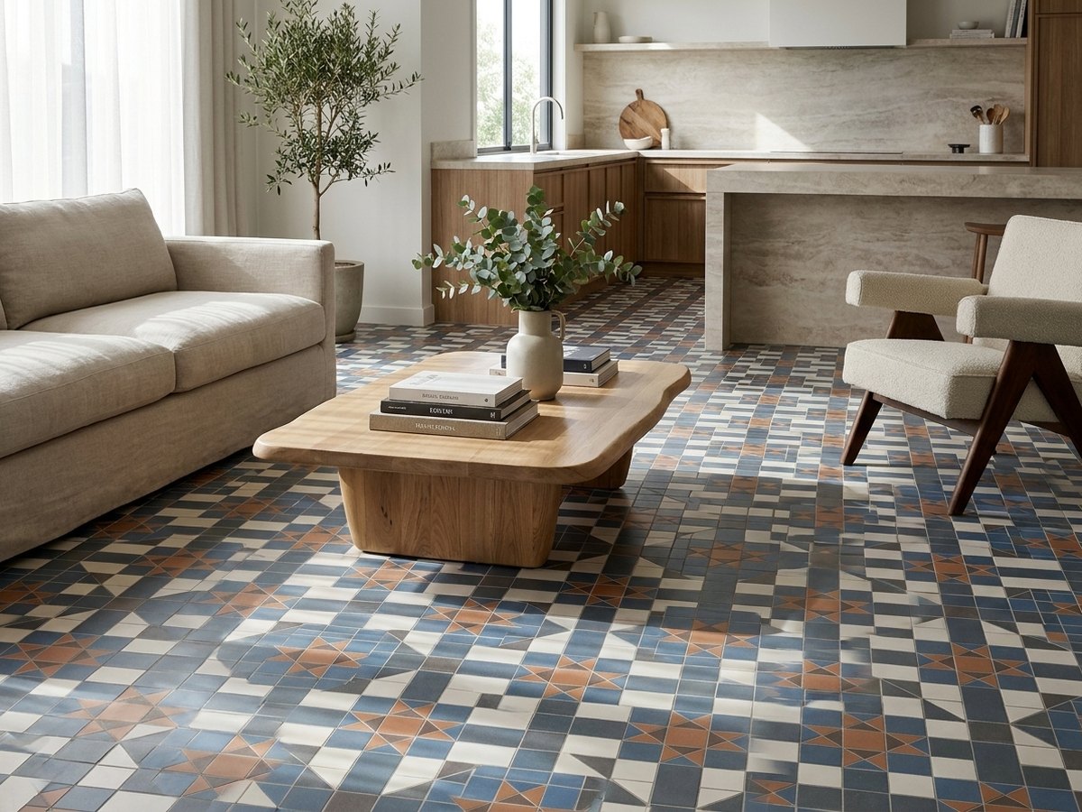 Mosaico Notturno in a room