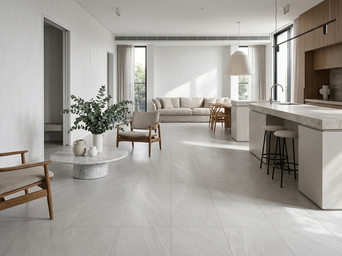 Surface Mid Grey Relief in a room
