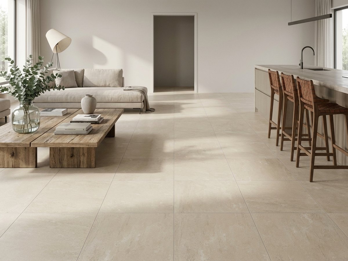 Travertino Lucente in a room